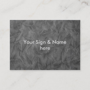Background PAPER TEXTURE - dirty grey Business Card
