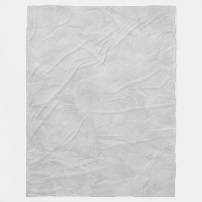 Background PAPER TEXTURE - grey Fleece Blanket (Front)