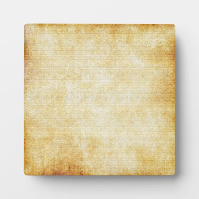 background - Parchment Paper Plaque (Front)