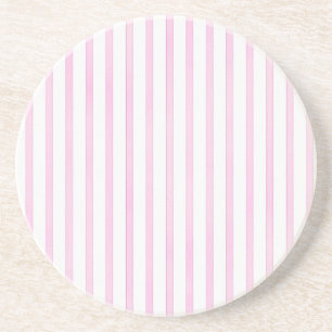 Background Pink Watercolor Stripes Coaster