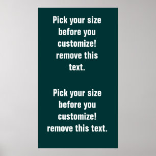 Background poster blanks large to small See Notes