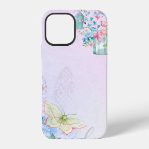 Background romantic butterfly iPhone 12 case