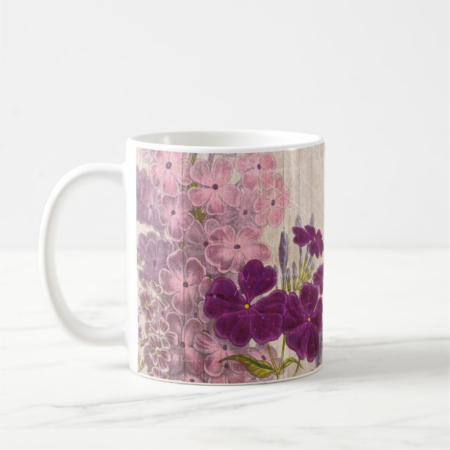 Background scrapbooking paper coffee mug (Left)
