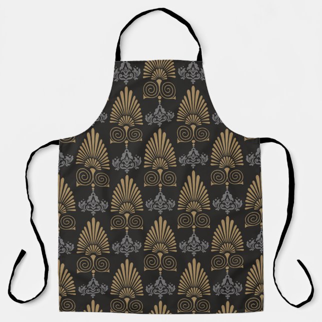 Background seamless pattern in art deco style, wal apron (Front)