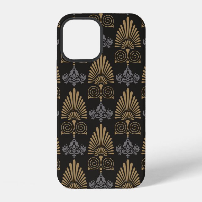 Background seamless pattern in art deco style, wal iPhone case (Back)