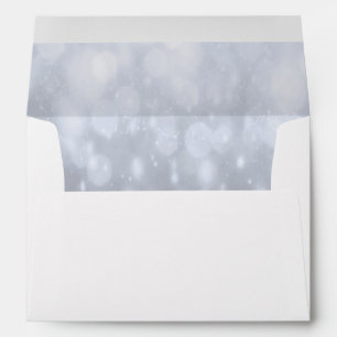 Background - Silver Bokeh Glitter Lights Envelopes
