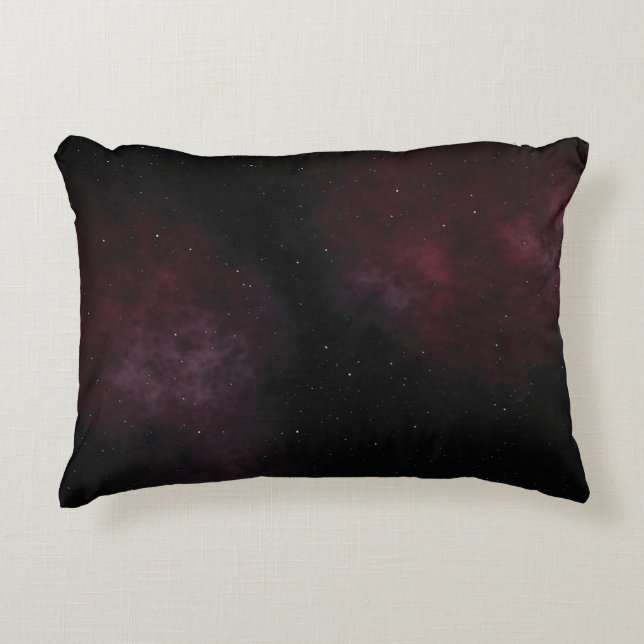 Background space universe galaxy decorative cushion (Front)