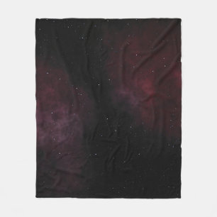 Background space universe galaxy fleece blanket
