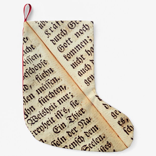 Background texture a book writing small christmas stocking (Front)