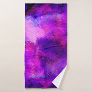 Background texture template purple bath towel