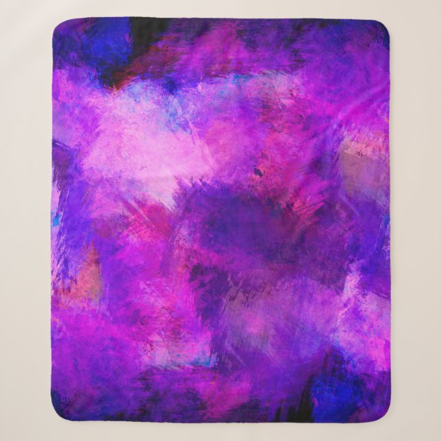 Background texture template purple sherpa blanket (Front)