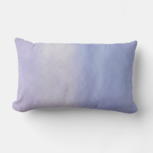 Background- Texture Watercolor Paper 2 Lumbar Cushion (Front)