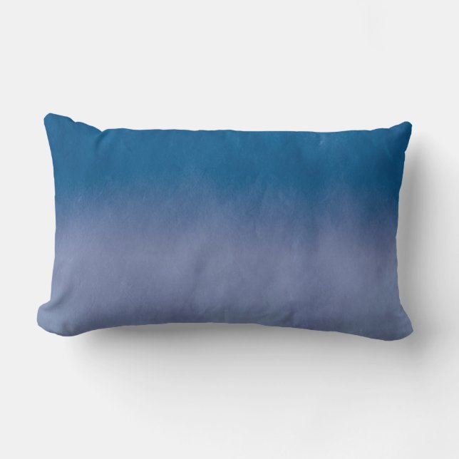 Background- Texture Watercolor Paper 3 Lumbar Cushion (Front)