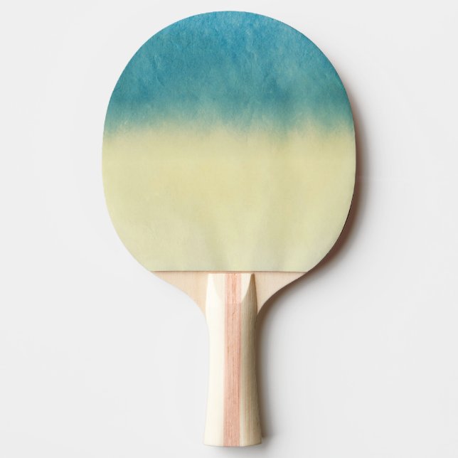 Background- Texture Watercolor Paper Ping Pong Paddle (Front)