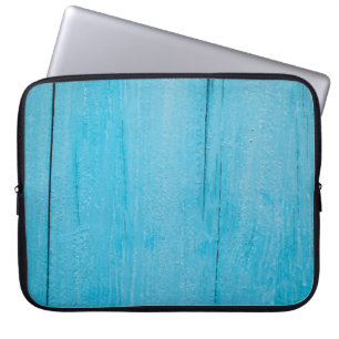 Background texture wood blue laptop sleeve