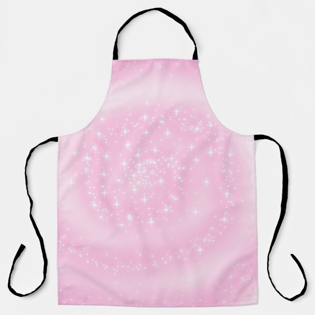Background transparent star strudel apron (Front)