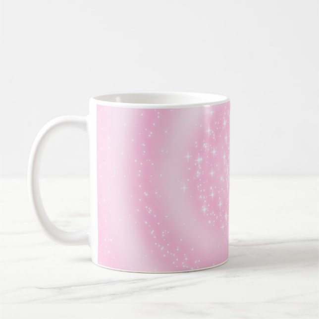 Background transparent star strudel coffee mug (Left)