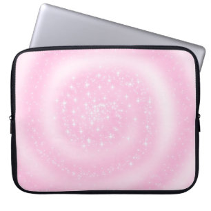 Background transparent star strudel laptop sleeve