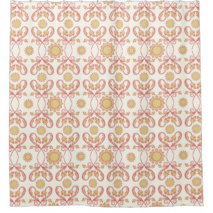 Background vintage flower. Seamless floral pattern Shower Curtain