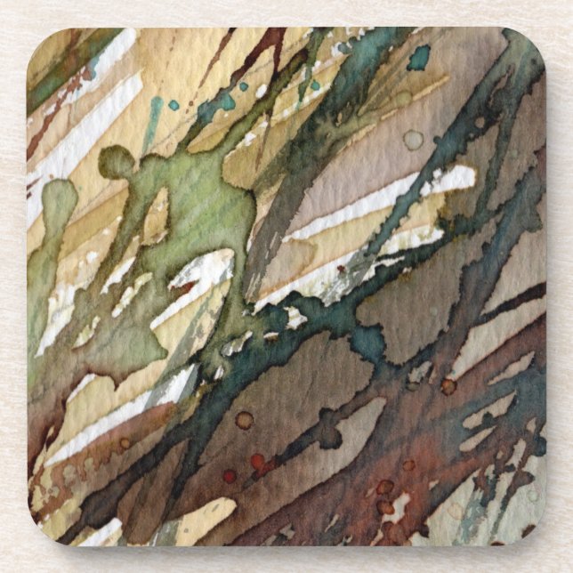 background watercolor 2 coaster (Front)