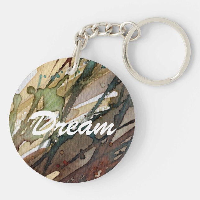 background watercolor 2 key ring (Back)
