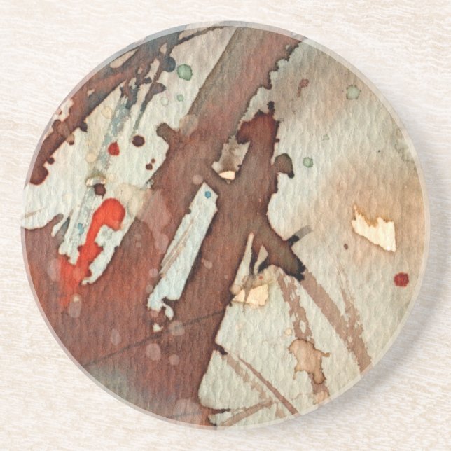 background watercolor 5 coaster (Front)