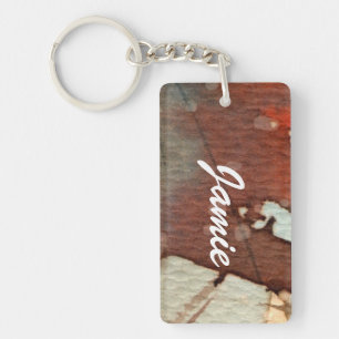 background watercolor 5 key ring