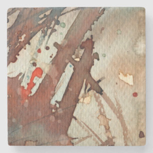 background watercolor 5 stone coaster