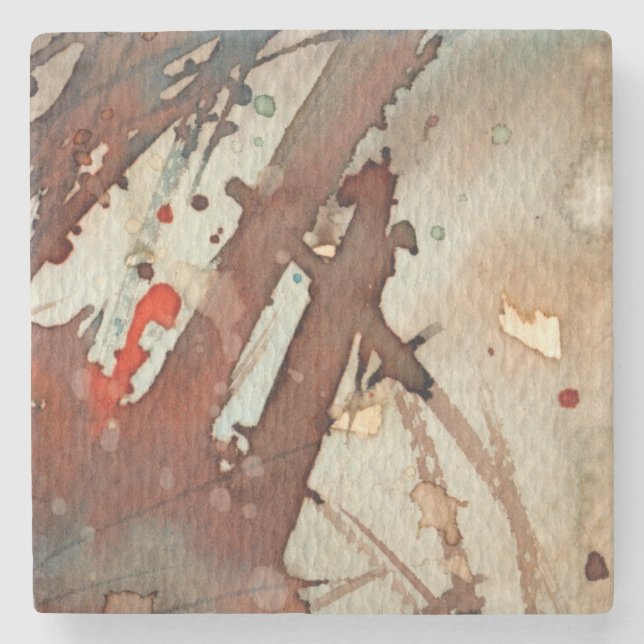 background watercolor 5 stone coaster (Front)