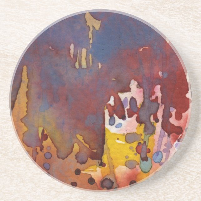 background watercolor 8 coaster (Front)