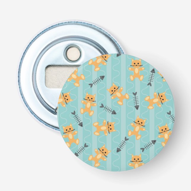 background with cats bottle opener (Front)