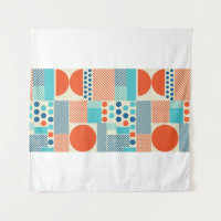 Background with geometrics forms, modern art patte
