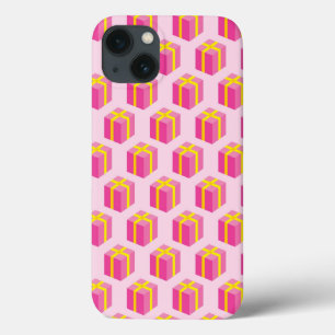 Background with gifts iPhone 13 case