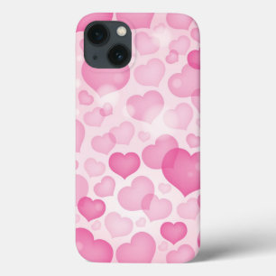 Background with Hearts iPhone 13 Case