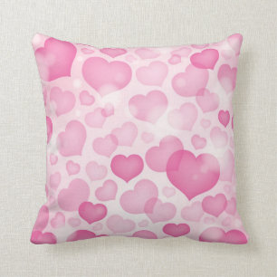 Background with Hearts Cushion