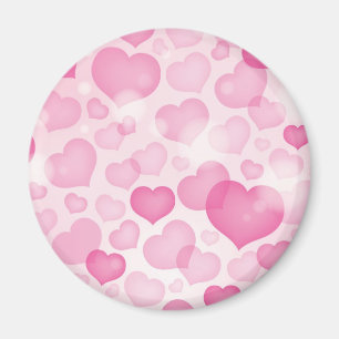Background with Hearts Magnet