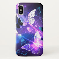 Background with Night Butterflies