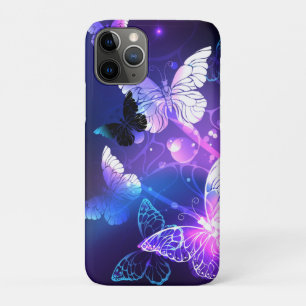 Background with Night Butterflies Case-Mate iPhone Case