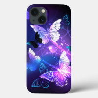 Background with Night Butterflies
