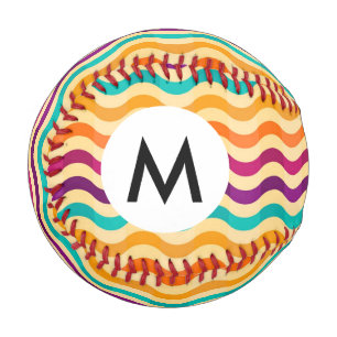 Background with stripes in retro 2 baseball