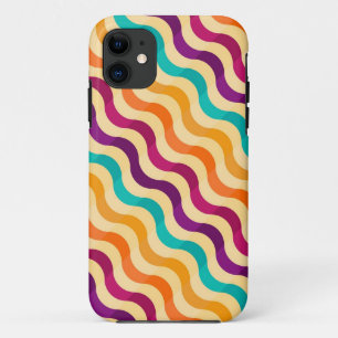 Background with stripes in retro 2 Case-Mate iPhone case