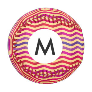 Background with stripes in retro 3 baseball