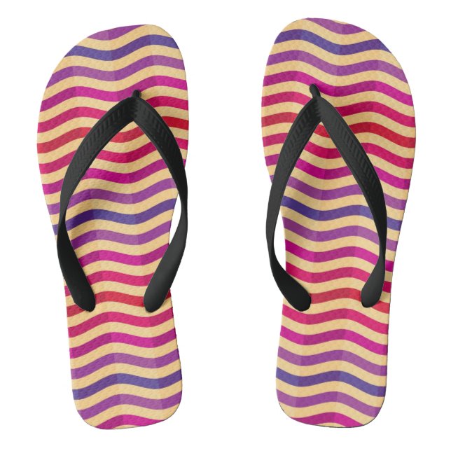 Background with stripes in retro 3 jandals (Footbed)