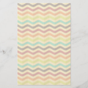 Background with stripes in retro 4 stationery