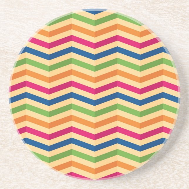 Background with stripes in retro coaster (Front)