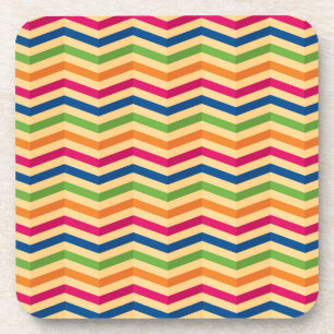 Background with stripes in retro coaster