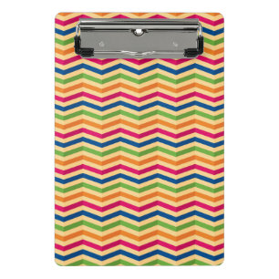 Background with stripes in retro mini clipboard