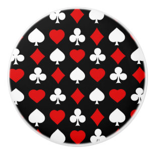 Background with suits ceramic knob