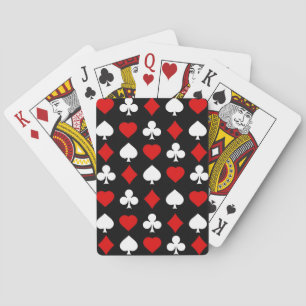 Background with suits playing cards