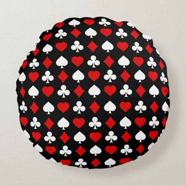 Background with suits round cushion (Front)